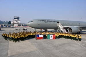 Apoyo de México en incendios forestales